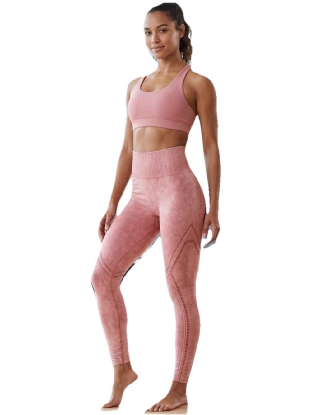 Wildfox Women’s Pink Athletic Leggings Size XS